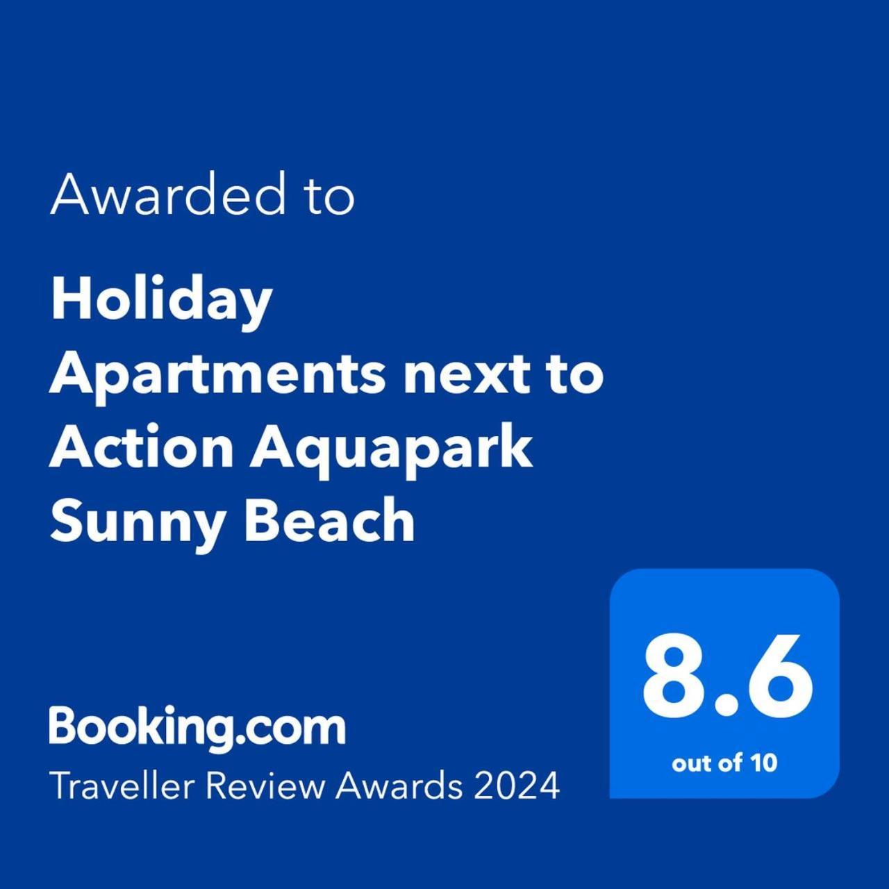 Holiday Apartments Next To Action Aquapark Sunny Beach Exterior foto